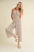 Aemi + Co Floral Sweetheart Neck Wide Leg Jumpsuit - Odaingerous